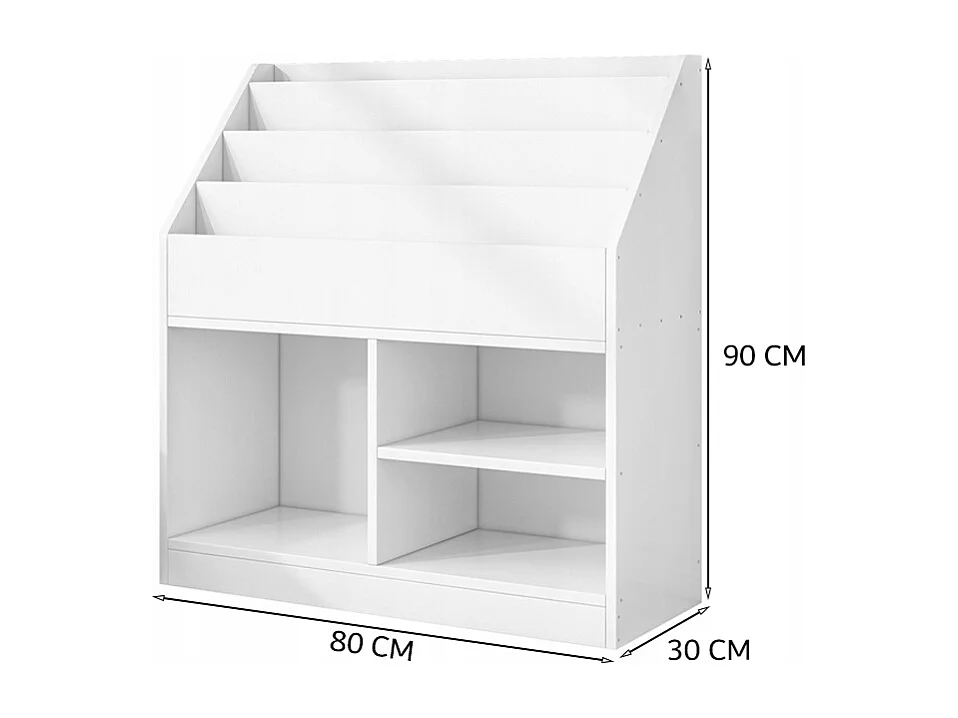 REGAL FÜR BÜCHER UND ZEITUNGEN FÜR KINDER SPIELZEUGSCHRANK STEHENDES BÜCHERREGAL