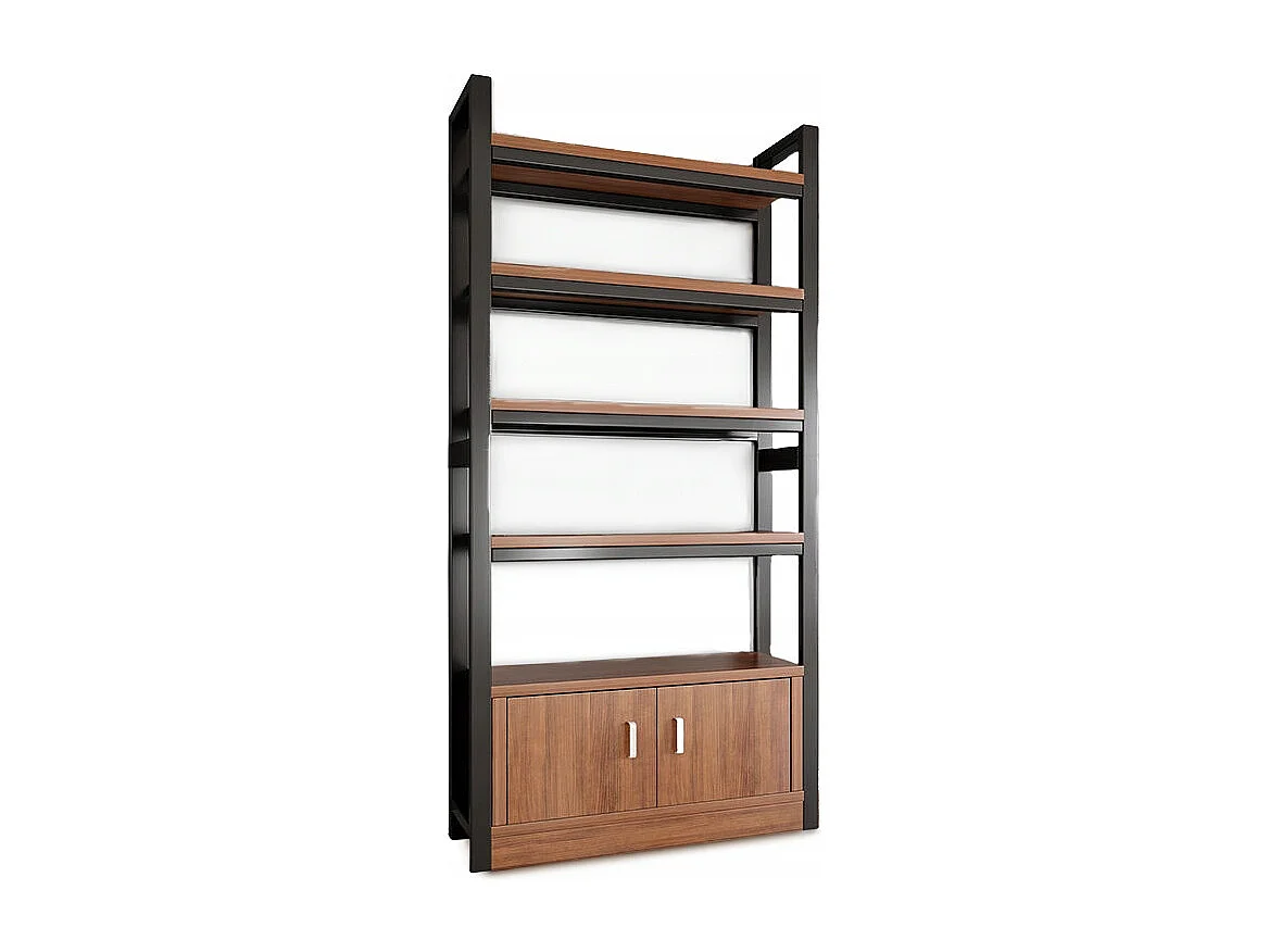 INDUSTRIELLES STEHREGAL FÜR BÜCHER METALLRAHMEN GROSS BREIT LOFT 80 CM