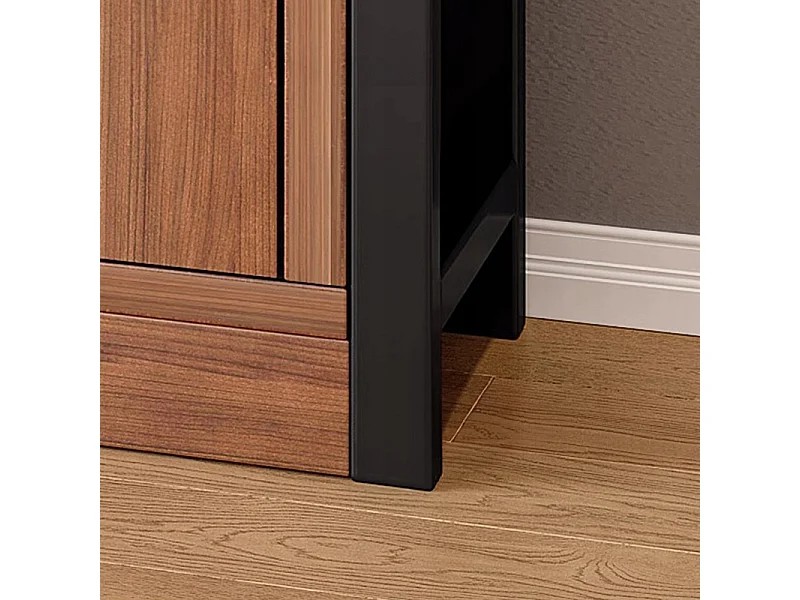 INDUSTRIELLES STEHREGAL FÜR BÜCHER METALLRAHMEN GROSS BREIT LOFT 80 CM