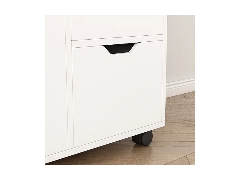 TABLE ARMOIRE SUR PIED SUPPORT POUR IMPRIMANTE ÉTAGÈRE MODERNE 3 ÉTAGÈRES 60 CM