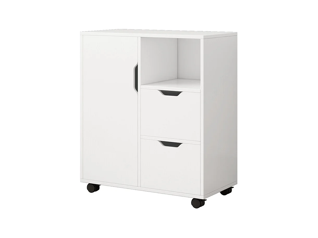 TABLE ARMOIRE SUR PIED SUPPORT POUR IMPRIMANTE ÉTAGÈRE MODERNE 3 ÉTAGÈRES 60 CM