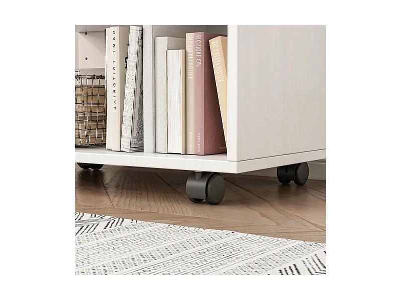 ARMOIRE MULTIFONCTIONNELLE TABLE POUR IMPRIMANTE ÉTAGÈRE MODERNE