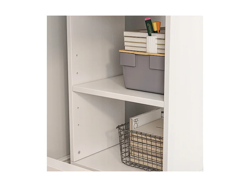 ARMOIRE MULTIFONCTIONNELLE TABLE POUR IMPRIMANTE ÉTAGÈRE MODERNE