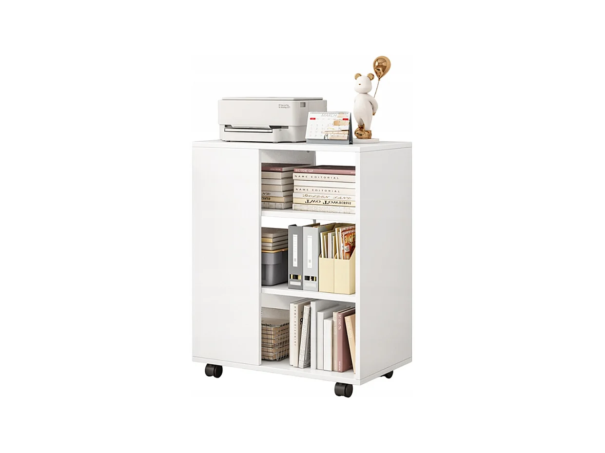 ARMOIRE MULTIFONCTIONNELLE TABLE POUR IMPRIMANTE ÉTAGÈRE MODERNE