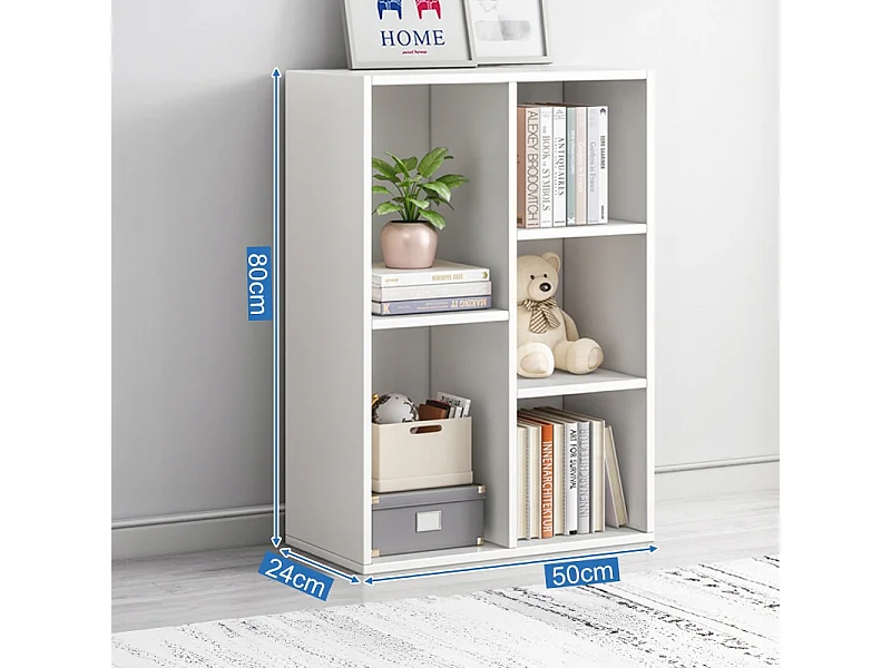 Offenes regal, weiss, grosser schrank, kommode, loft, skandinavisch, 5 regalböden