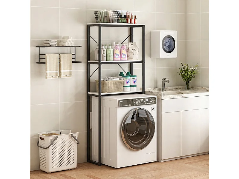 REGAL BADEZIMMERSCHRANK ÜBER DER TOILETTE WASCHMASCHINE LOFT INDUSTRIELL REGALE 160 CM