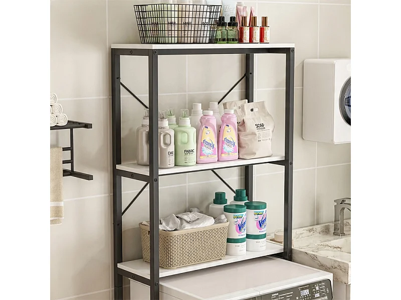 Regał szafka łazienkowa nad toaletę pralkę loft industrialny półki 160 cm