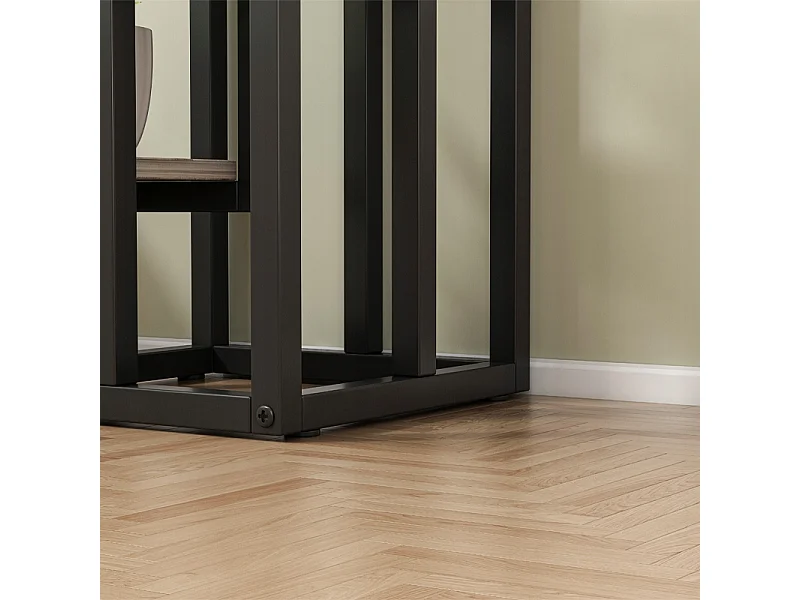 FLORAL METAL FLOWER STAND PLANT STAND 4 LEVELS STANDING SHELF LOFT