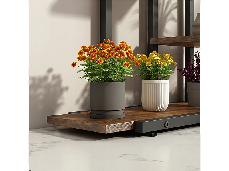 Floral stand pour plantes fleurs pots de fleurs étagère rustique étagères en bois