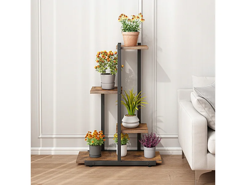 FLORAL STAND POUR PLANTES LOFT POTS DE FLEURS RUSTIQUE ÉTAGÈRE ÉTAGÈRES EN BOIS