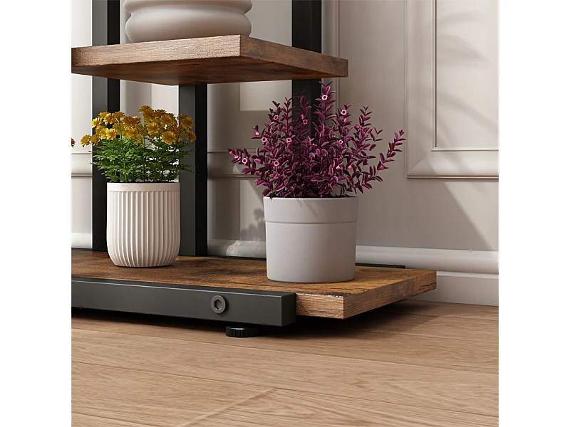FLORAL STAND POUR PLANTES LOFT POTS DE FLEURS RUSTIQUE ÉTAGÈRE ÉTAGÈRES EN BOIS