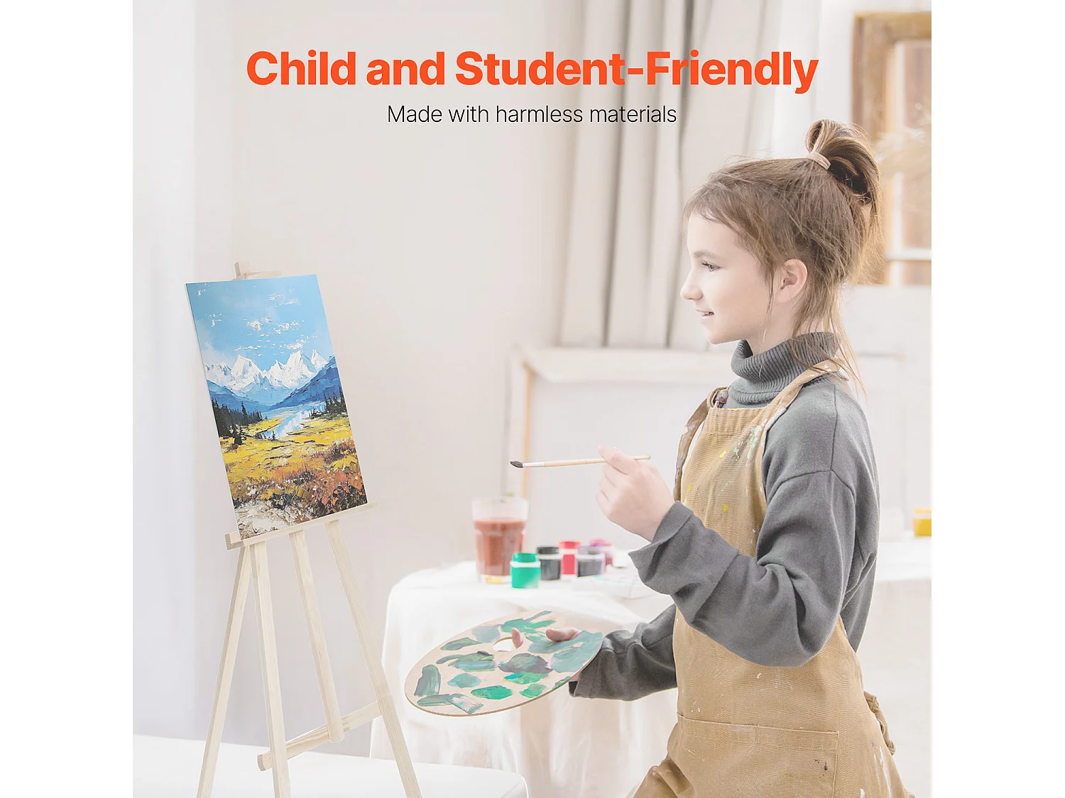 Toile pour Peinture, SucceBuy Lot de 60 Toiles pour Peinture, 20,3 x 25,4 cm, pour Différents Styles Artistiques, Enfants et Professionnels