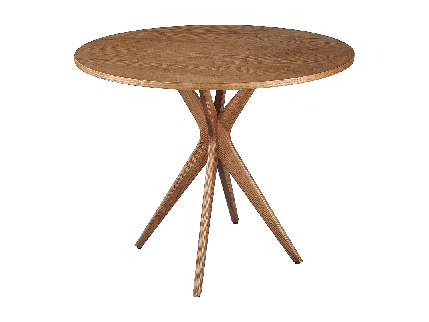 Kleiner runder Esstisch 90 cm Jubi Eiche gebeizte Esche