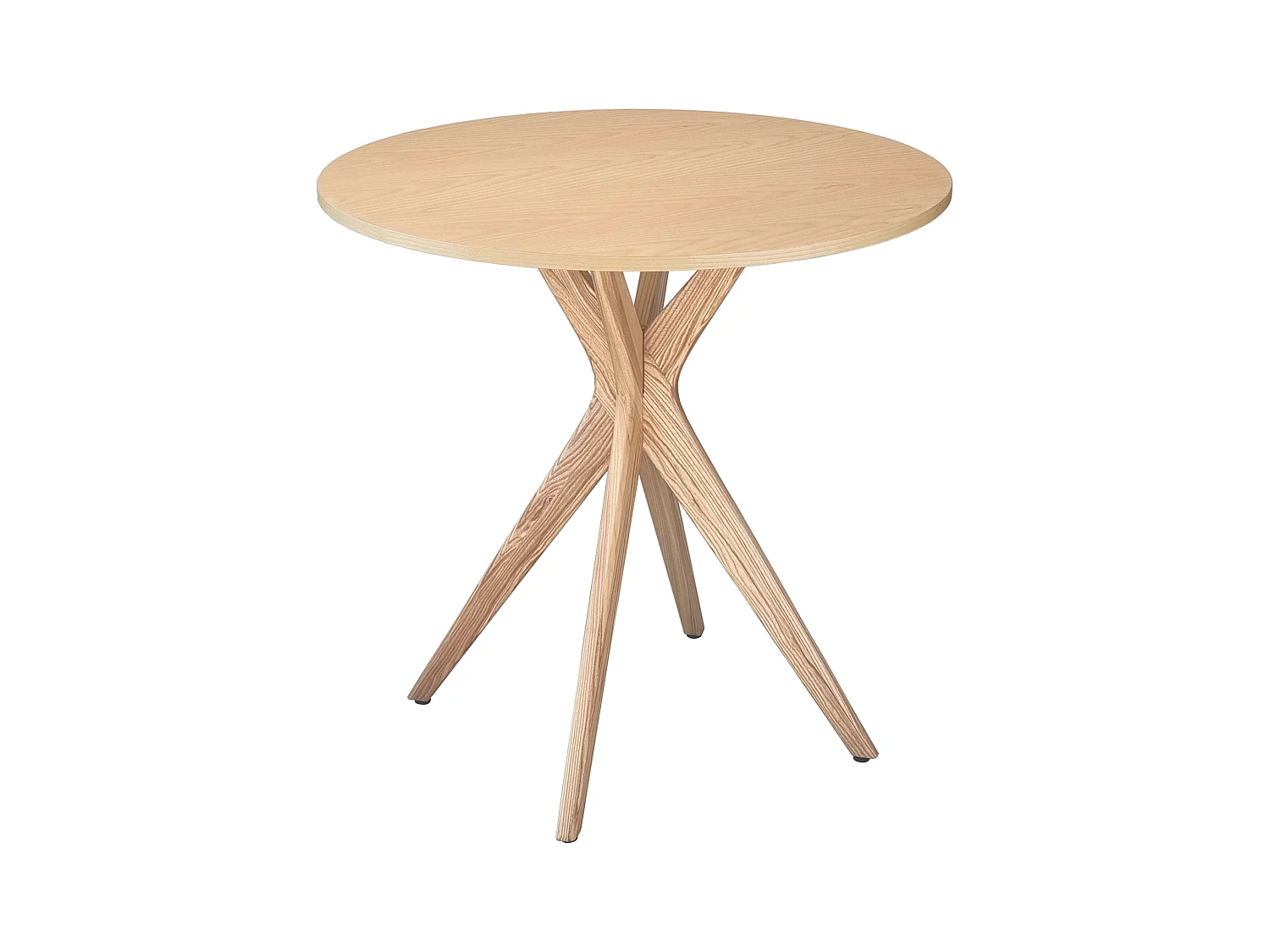 Table à manger ronde 60 cm Jubi bois de frêne
