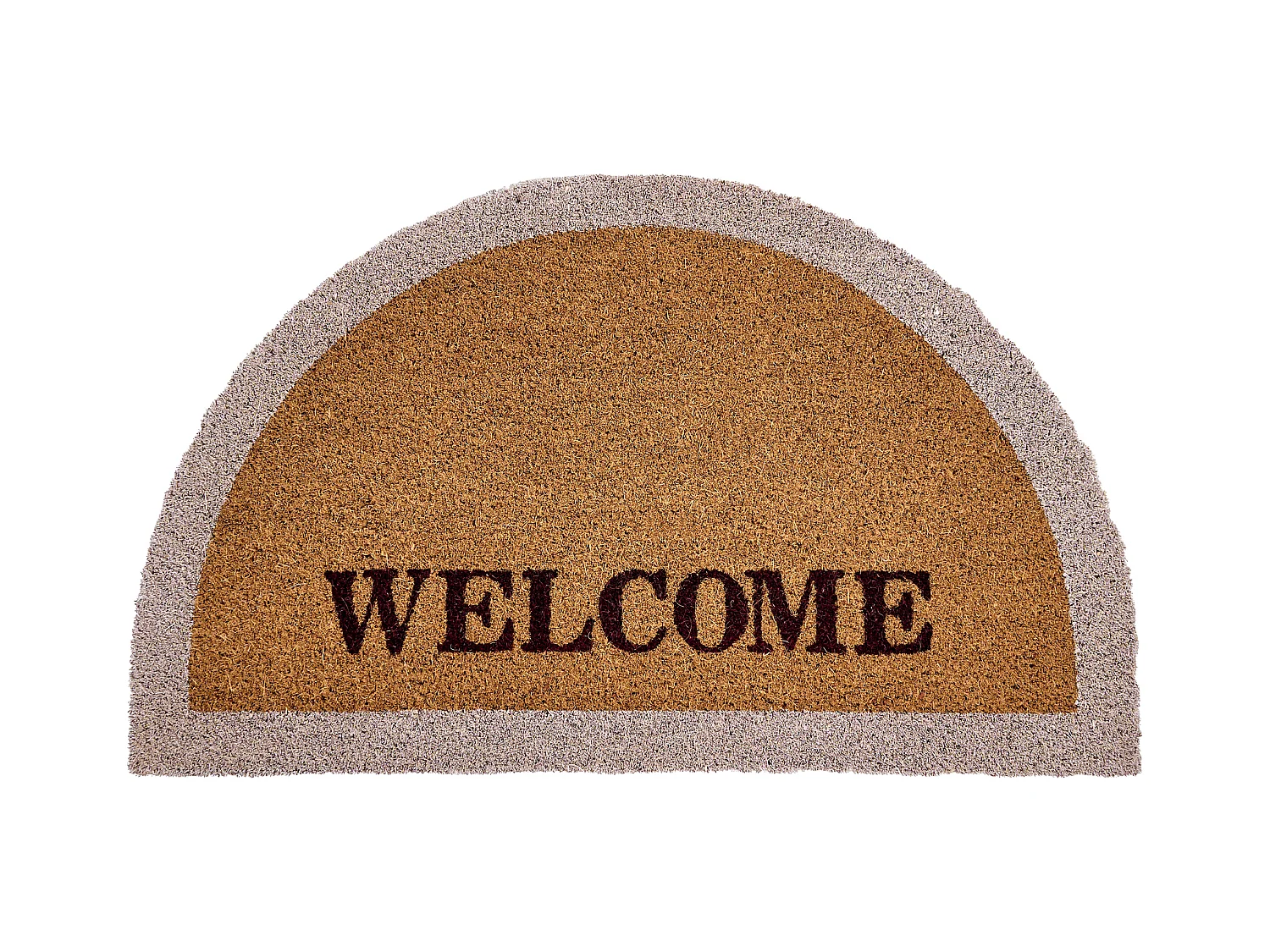 Paillasson BUHI Naturel 45 x 75 cm Texte Fibre de coco