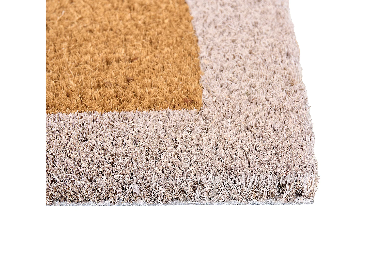 Paillasson BUHI Naturel 45 x 75 cm Texte Fibre de coco