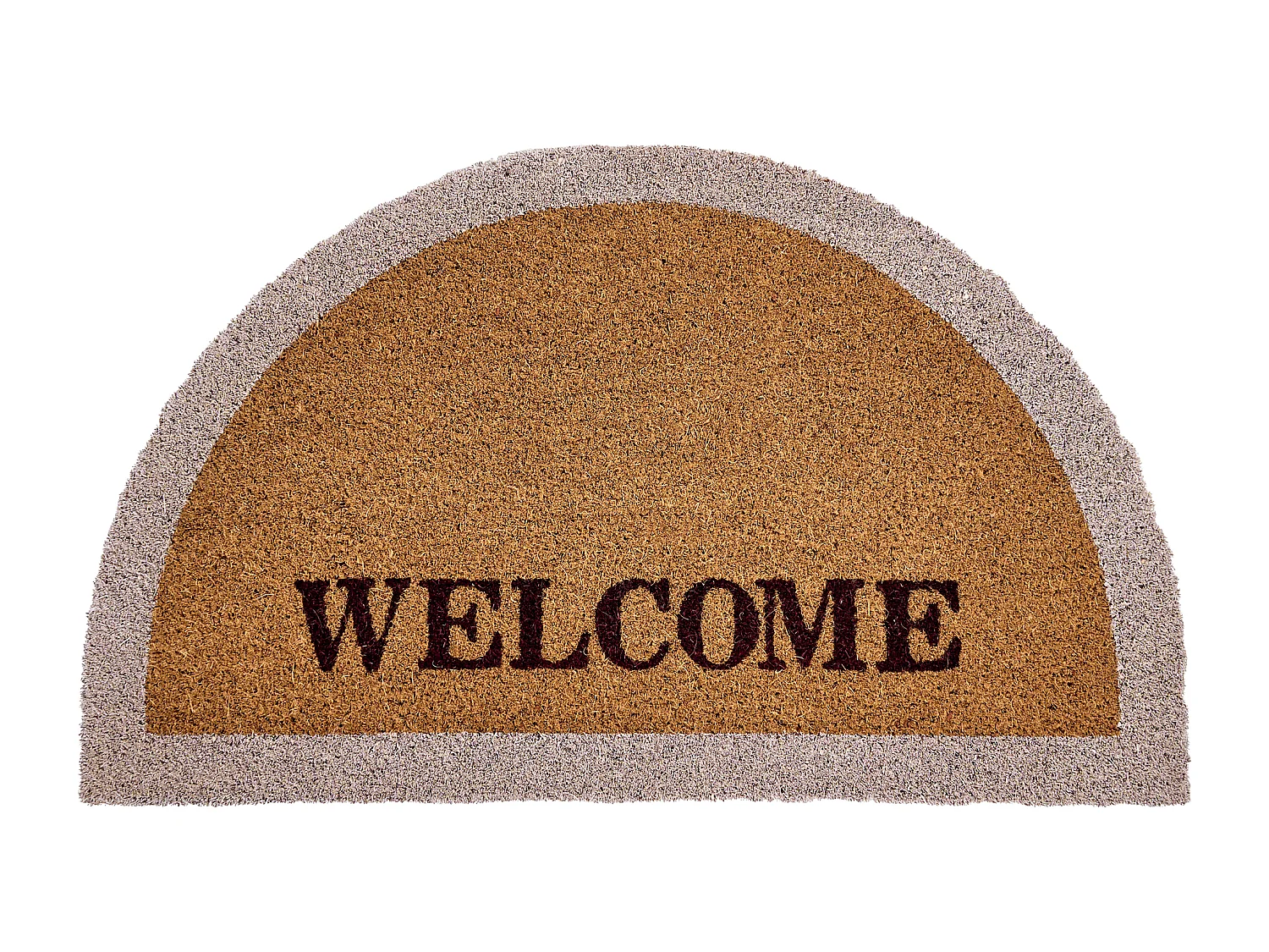 Paillasson BUHI Naturel 45 x 75 cm Texte Fibre de coco