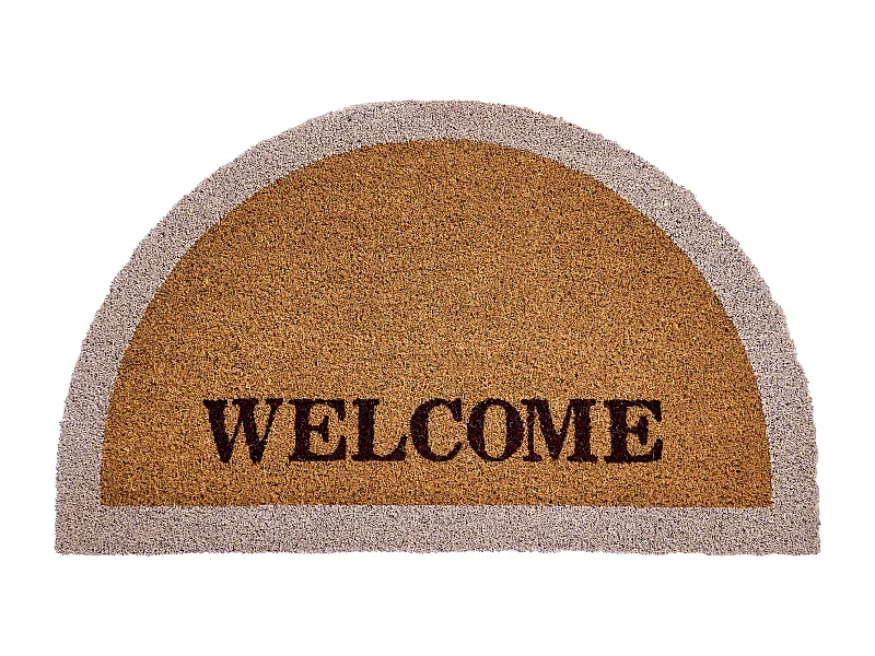 Paillasson BUHI Naturel 45 x 75 cm Texte Fibre de coco