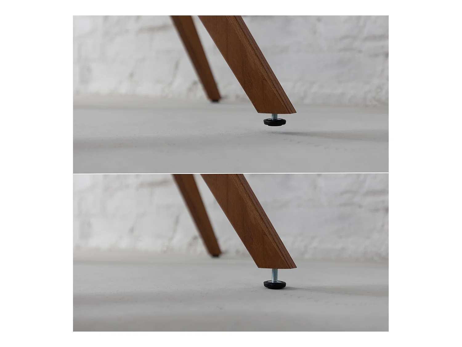 Table à manger ronde 80 cm Jubi bois de frêne