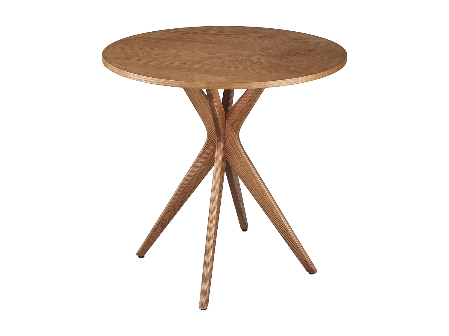 Kleiner runder Esstisch 60 cm Jubi Eiche gebeizte Esche