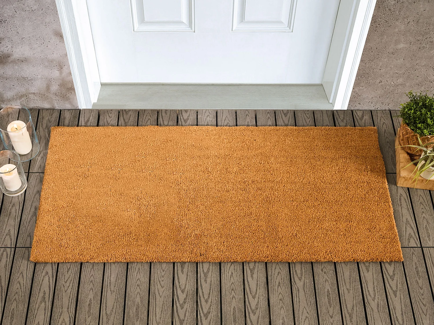 Paillasson LANAO Naturel 55 x 120 cm Fibre de coco