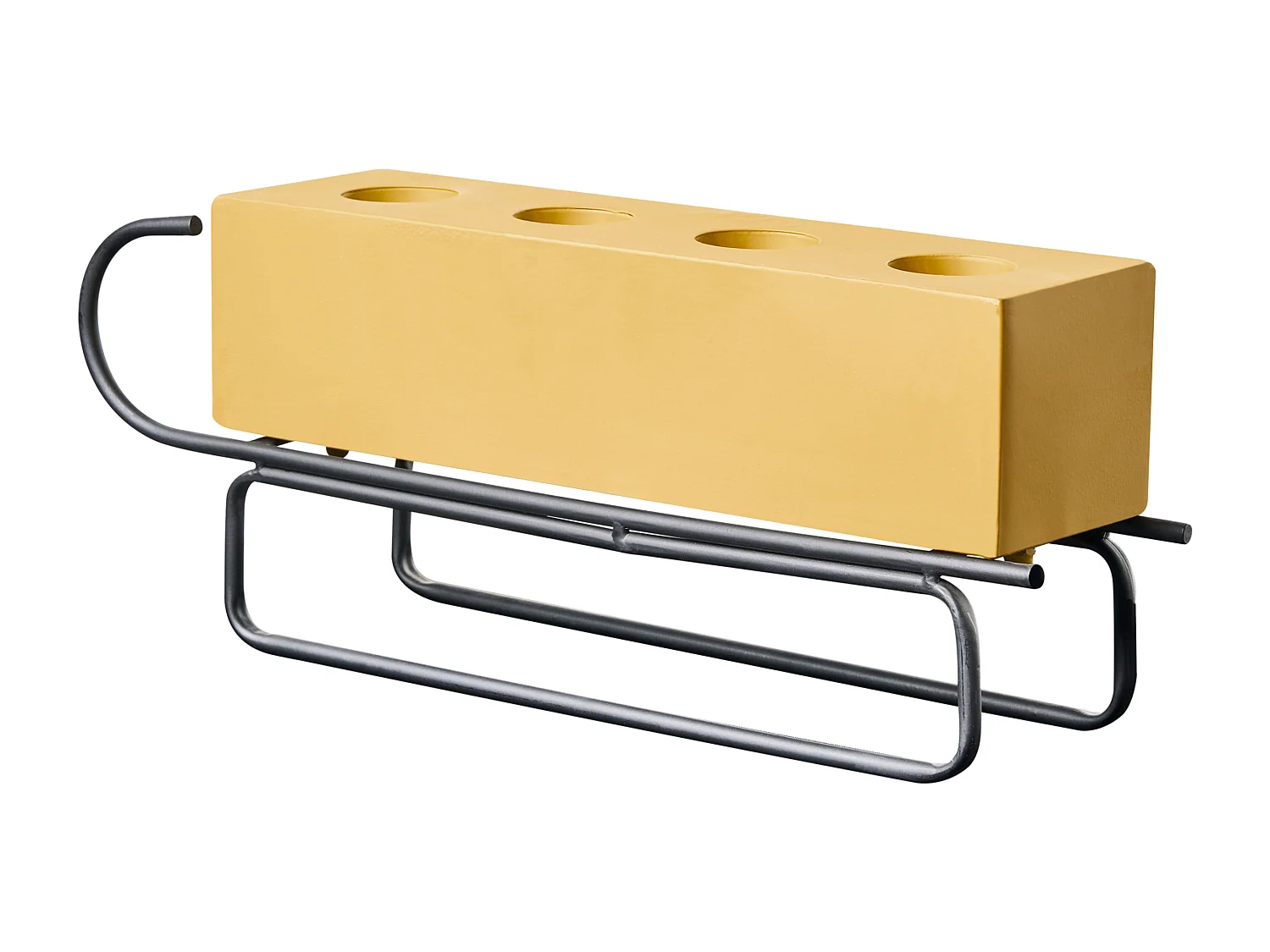 Bougeoir KUHMO Jaune Métal