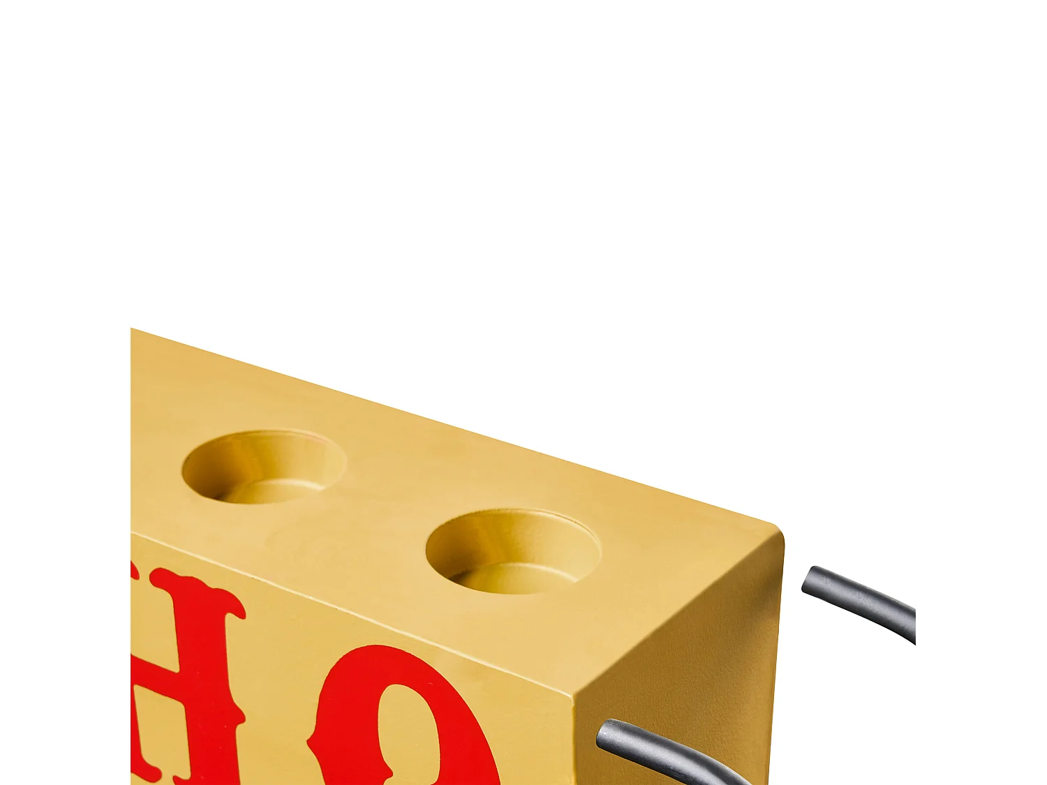 Bougeoir KUHMO Jaune Métal