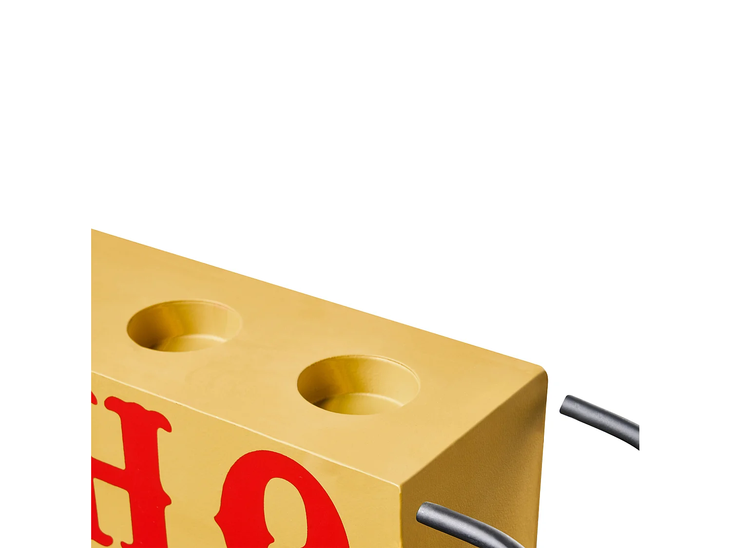 Bougeoir KUHMO Jaune Métal