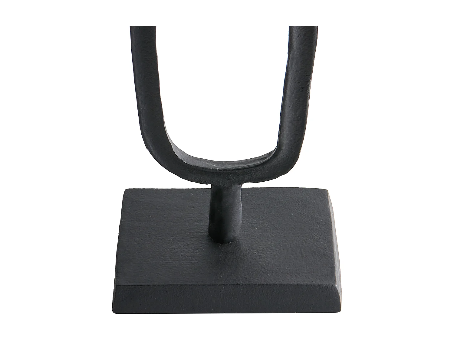 Lot de 2 bougeoirs SIPANJE Métal 35/48 cm Noir