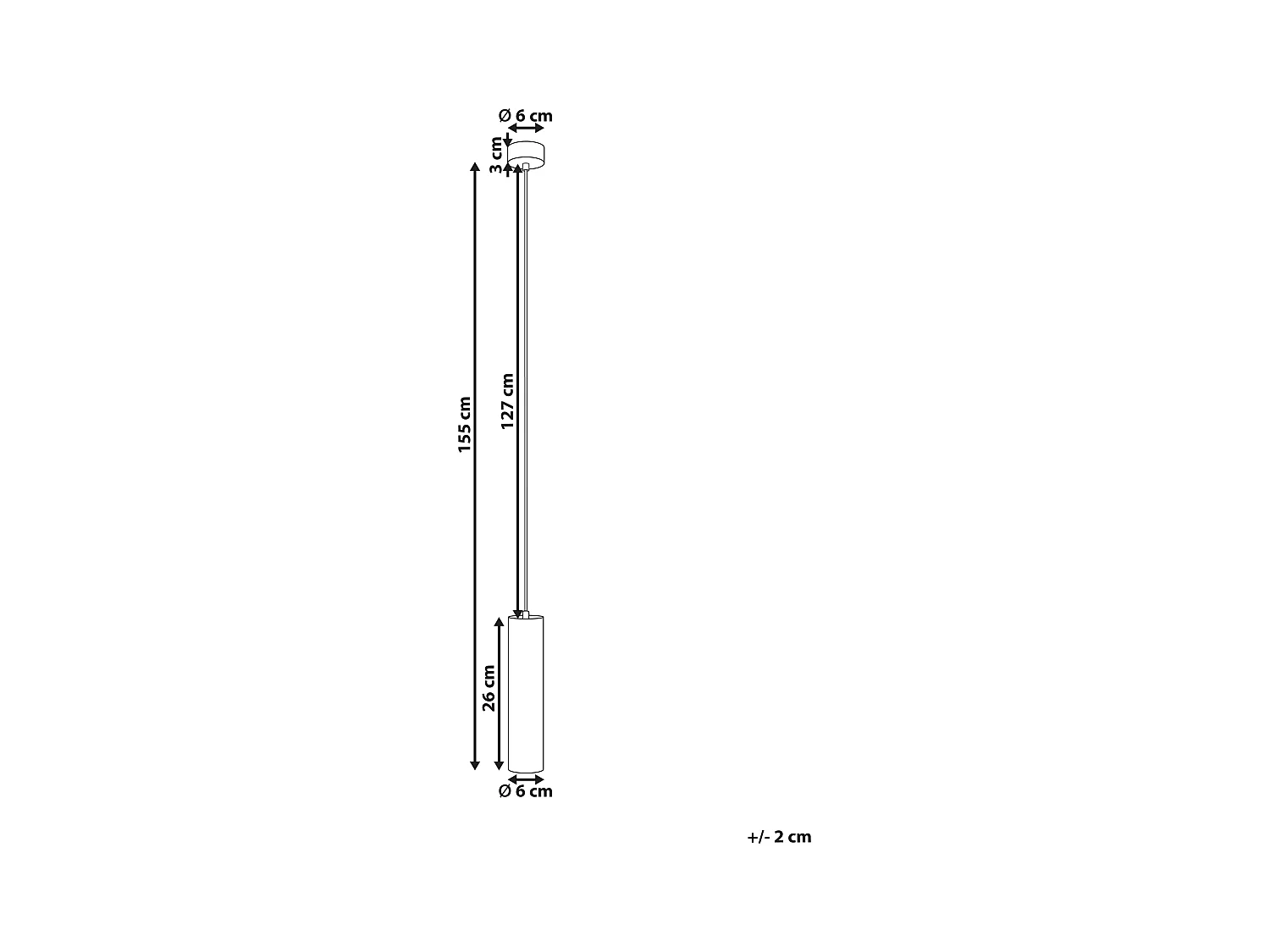 Lampe LED suspendue DEVESA Métal Noir