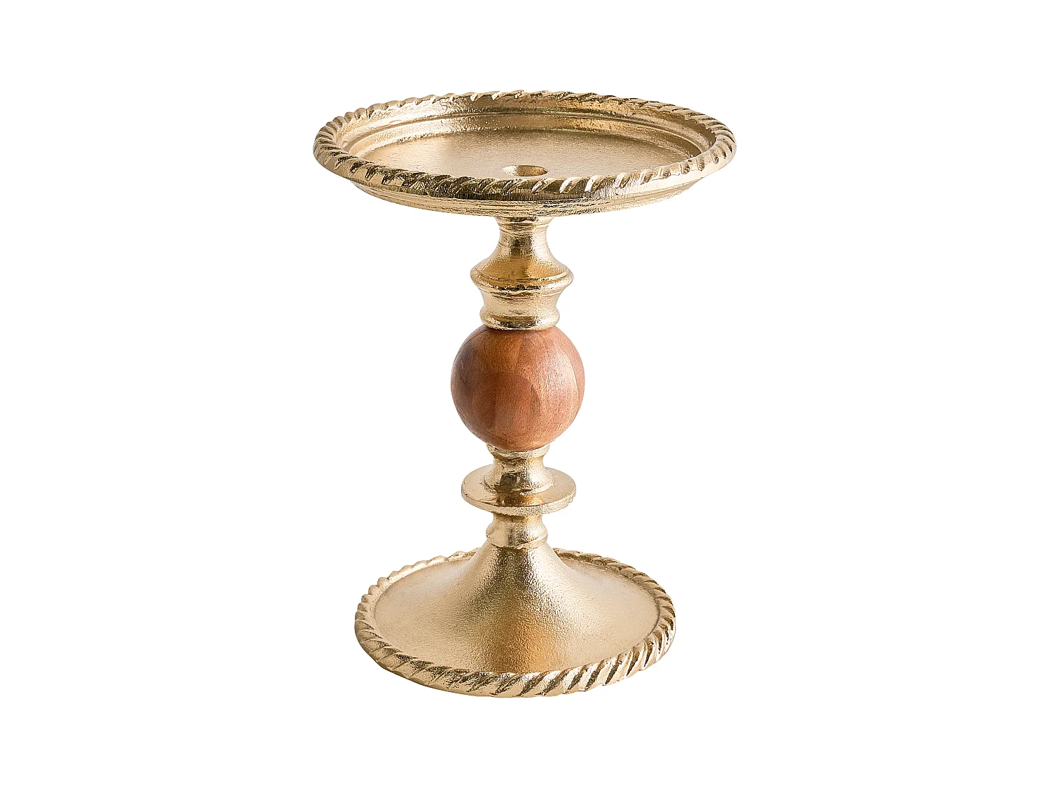 Bougeoir VODNO Métal 31 cm Doré