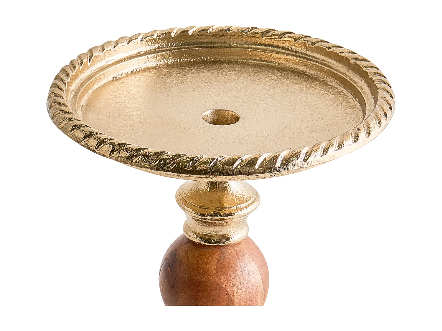 Bougeoir VODNO Métal 31 cm Doré