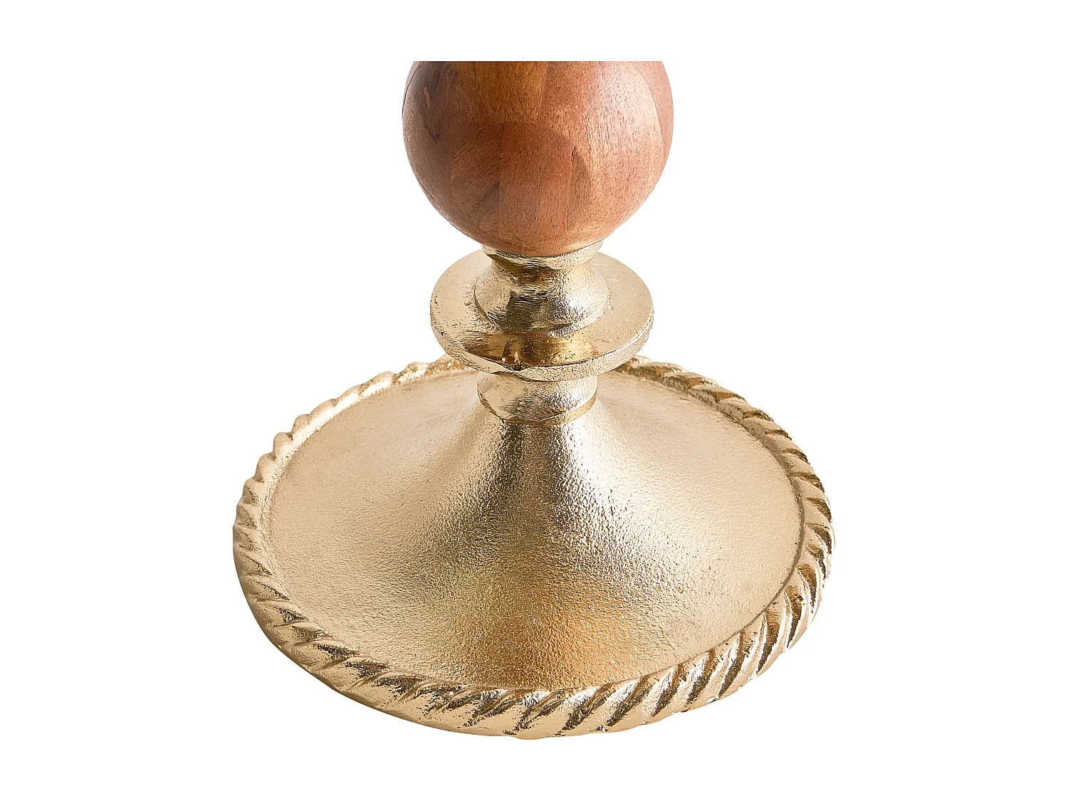 Bougeoir VODNO Métal 31 cm Doré