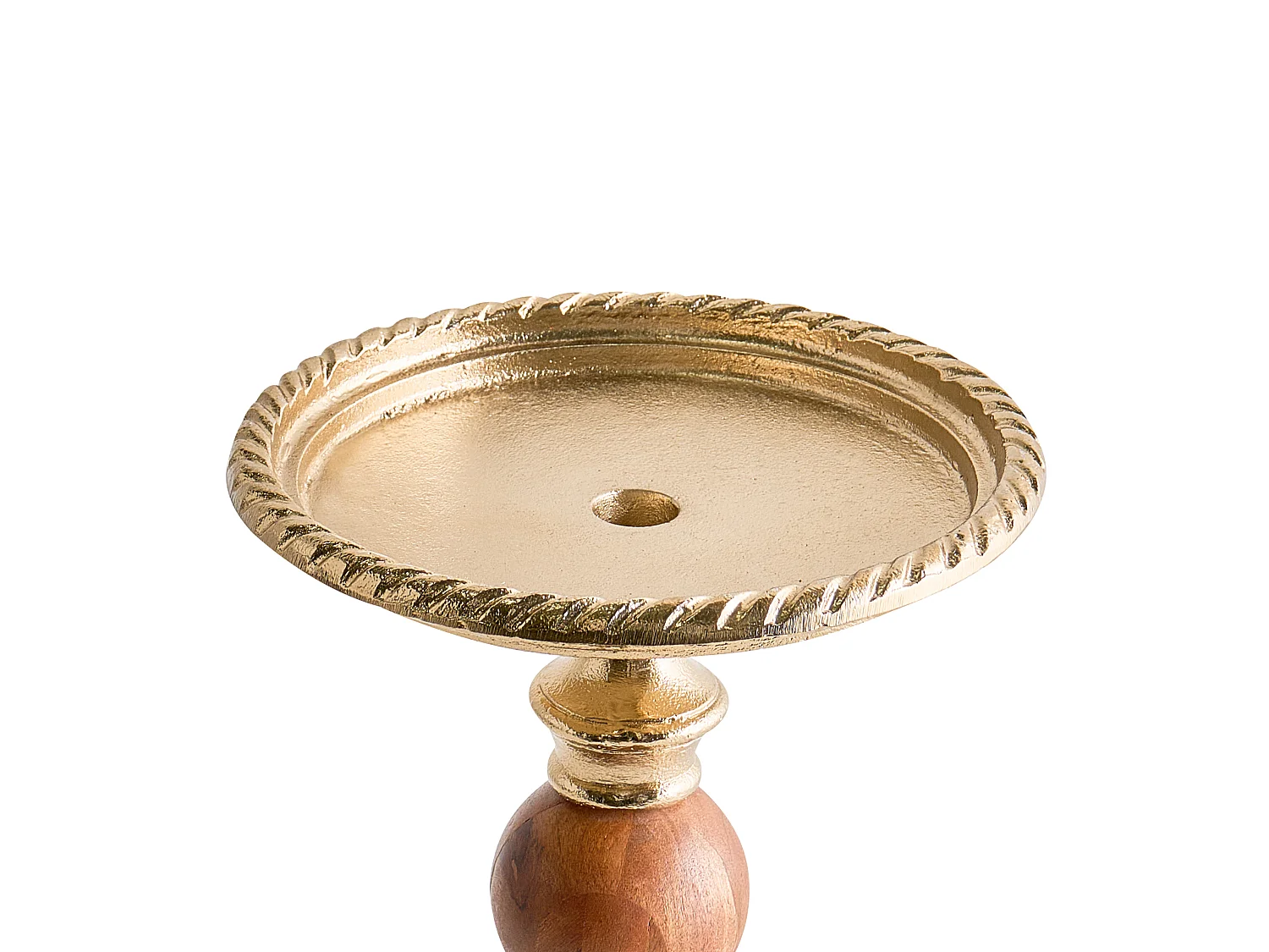 Bougeoir VODNO Métal 31 cm Doré