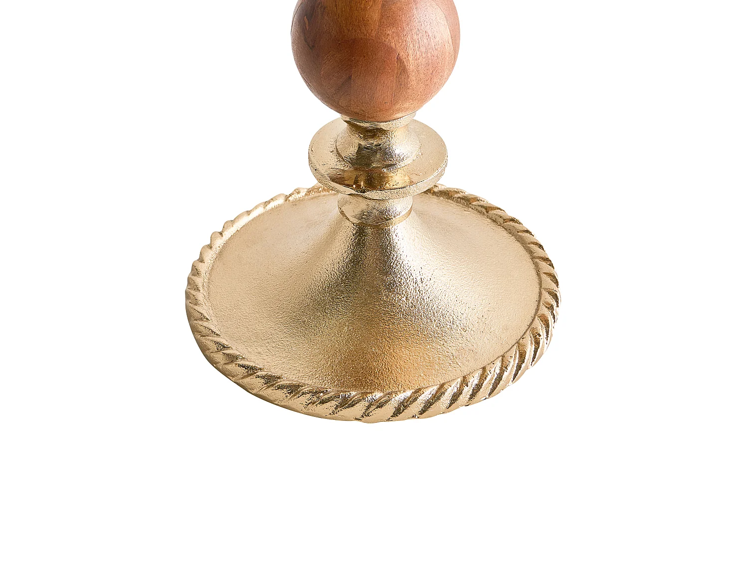 Bougeoir VODNO Métal 31 cm Doré