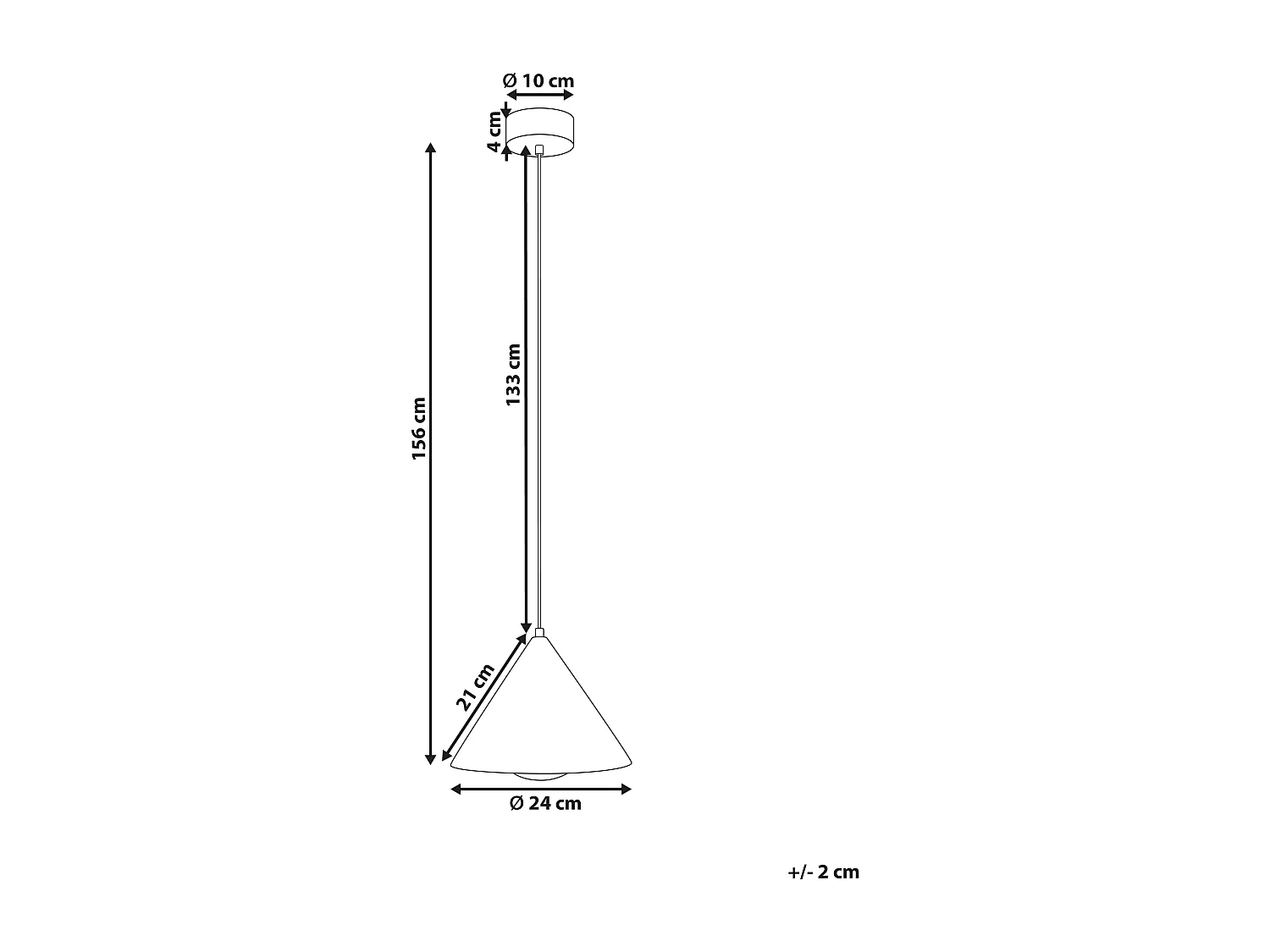 Lampe suspension LEYRE Métal Blanc