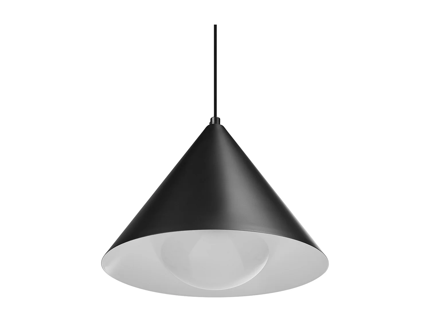 Lampe suspension LEYRE Métal Noir