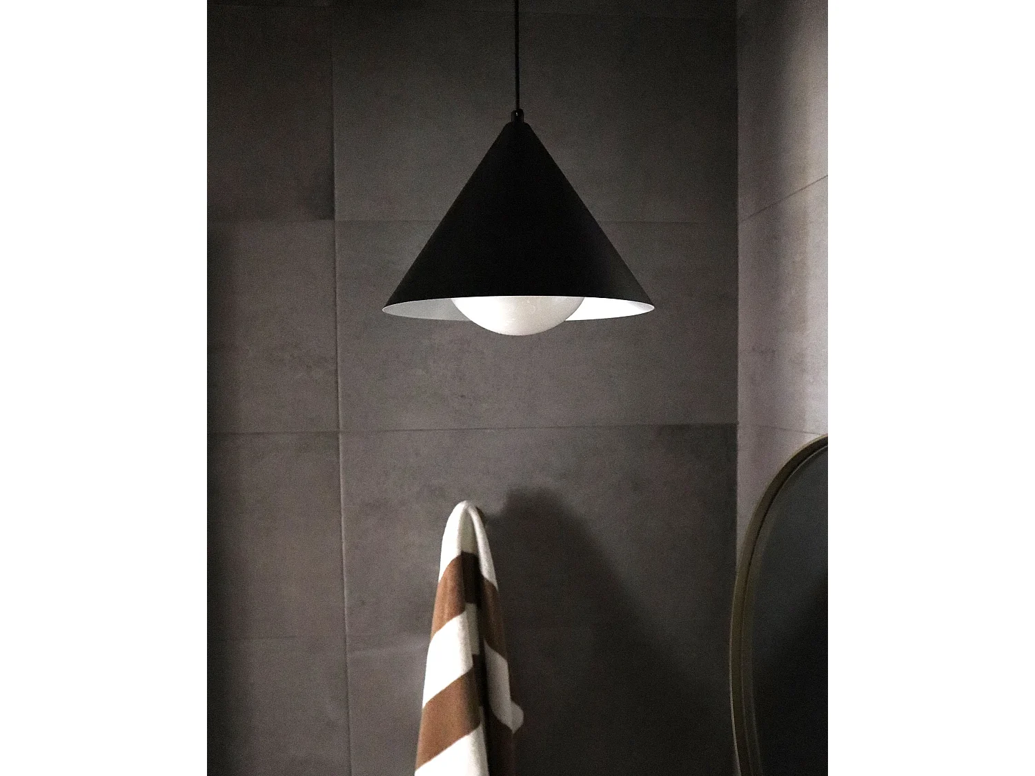 Pendant Lamp LEYRE Metal Black