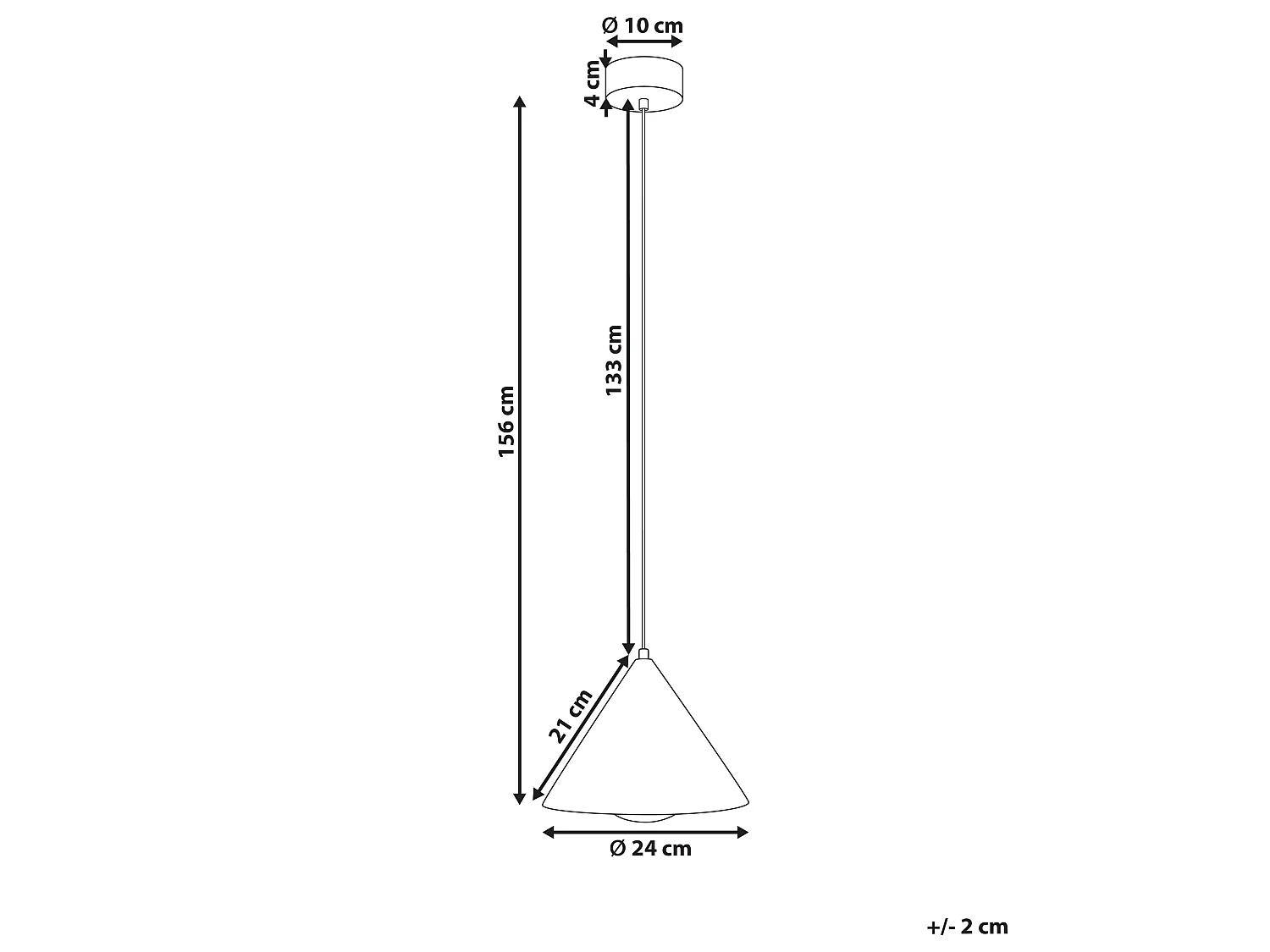 Pendant Lamp LEYRE Metal Black