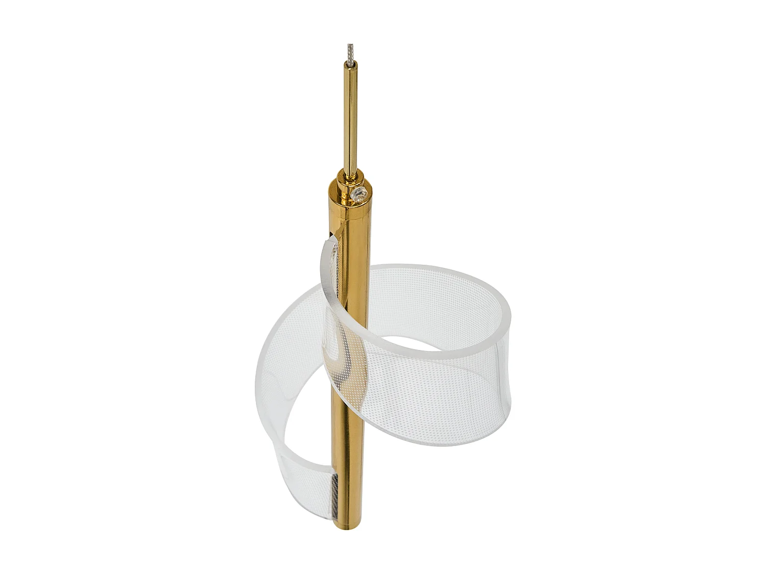 Lampe LED suspendue SARELA Métal Doré