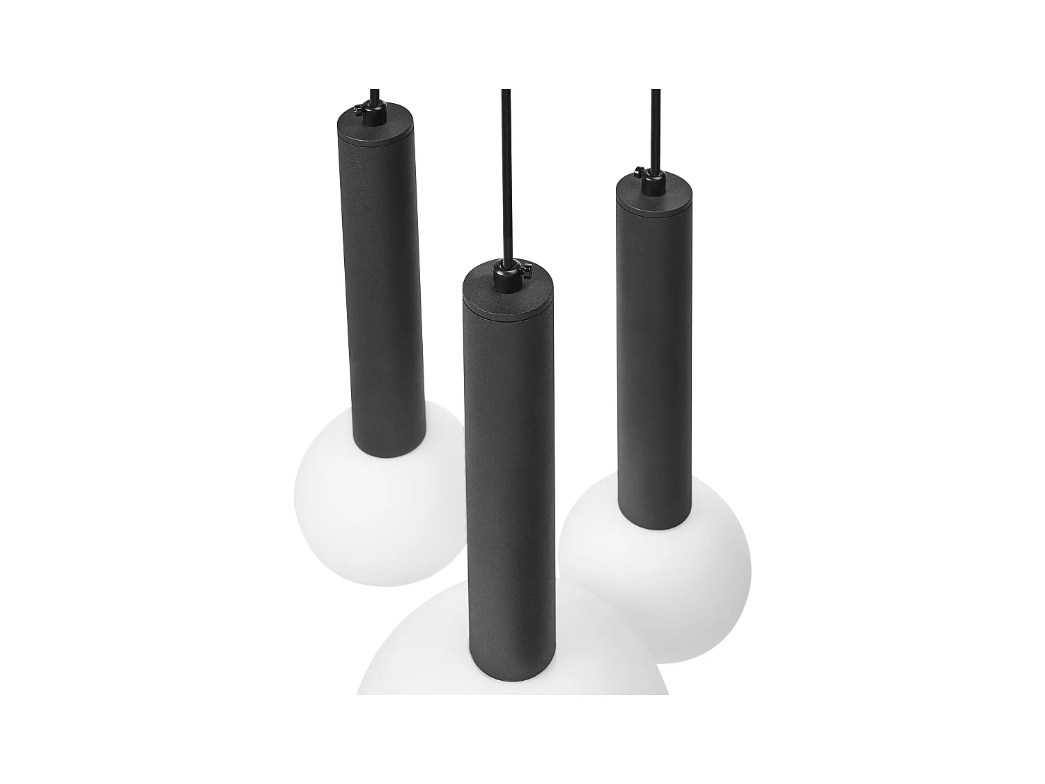 Lampe suspension BOUES Métal Noir