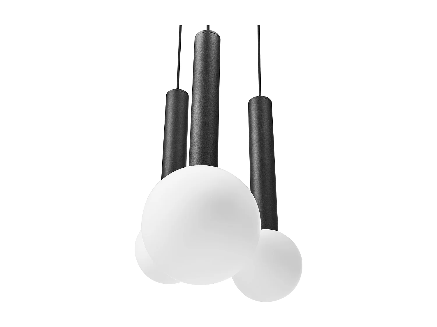 Lampe suspension BOUES Métal Noir
