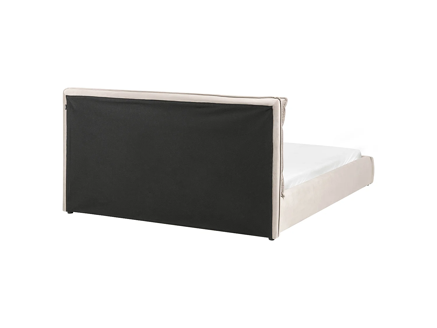 Bed Velvet BAJONNA 160 x 200 cm (EU King Size) Taupe