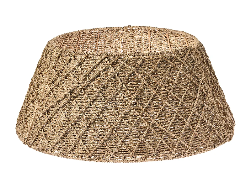 Jupe de sapin de Noël BOUGIE Herbier marin Naturel 62 cm