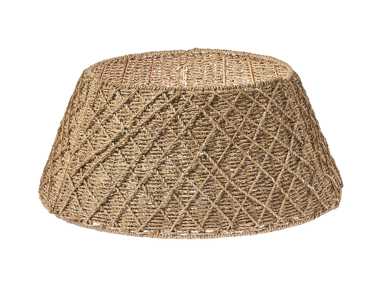 Jupe de sapin de Noël BOUGIE Herbier marin Naturel 62 cm