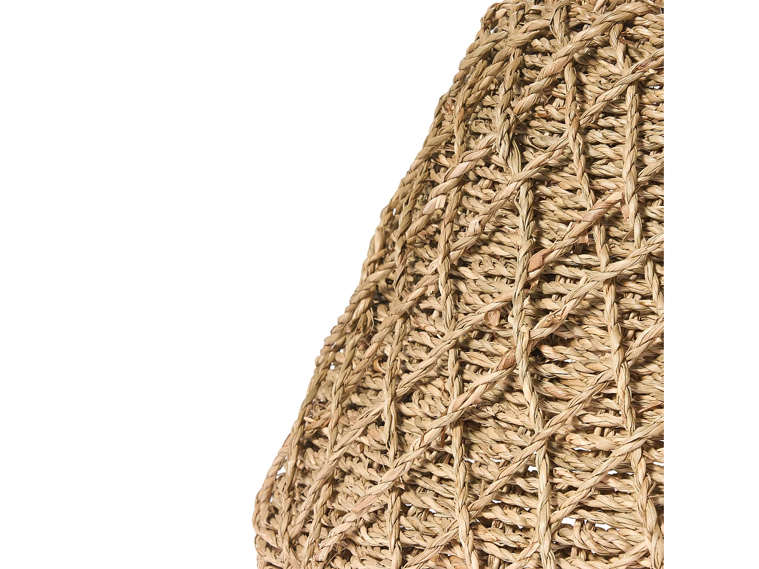 Jupe de sapin de Noël BOUGIE Herbier marin Naturel 62 cm