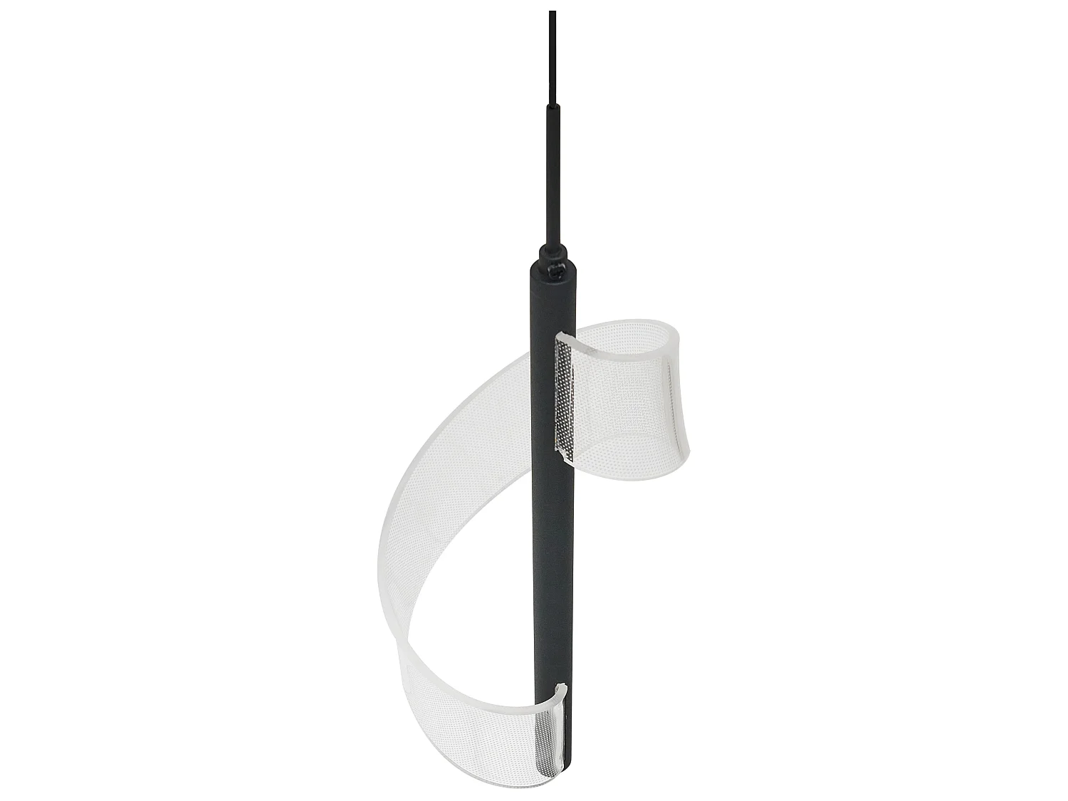 LED Pendant Lamp SARELA Metal Black