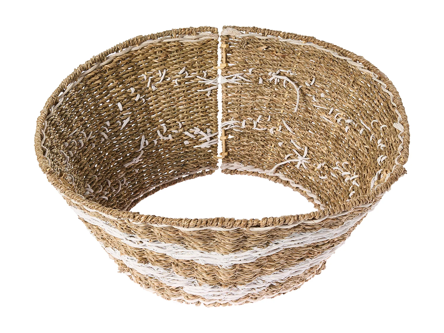 Jupe de sapin de Noël HIVER Herbier marin Naturel 51 cm