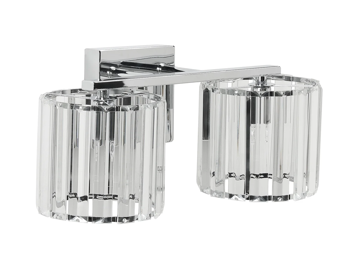 Lampe murale LOURIDO Métal Argenté