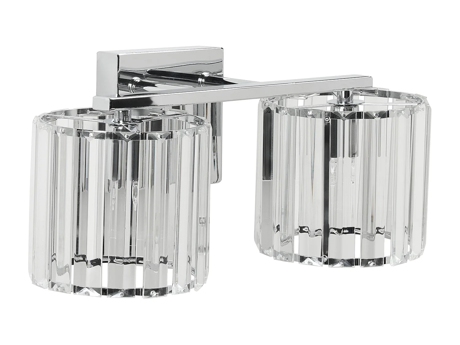 Lampe murale LOURIDO Métal Argenté